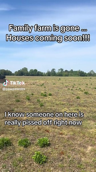 Family Farm Replaced by Housing Development