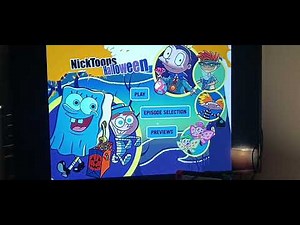 Hit Favorites and Nick Toons Halloween DVD Menu Happy Halloween