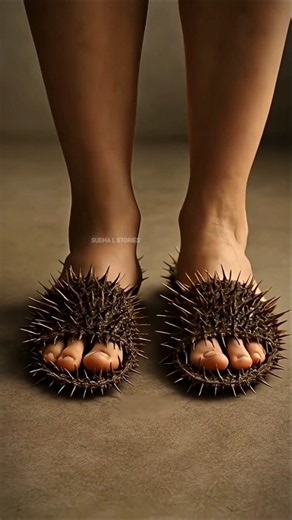 Girl Wear sharp slippers 🤣😍 ~ #slippers