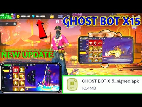 ghost bot x15 apk download link 😲 | free fire new hack mod menu