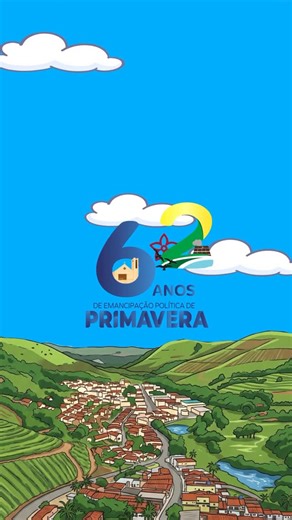 Prefeitura de Primavera on Instagram: "62 anos de Primavera! ❤️ Uma história construída com trabalho, amor e, hoje, com uma gestão que faz a cidade avançar de verdade. No último ano, Primavera vive um novo tempo, com obras, ações e investimentos que chegam aos quatro cantos do município, melhorando a vida do nosso povo. São 62 anos de história e um presente marcado por desenvolvimento, compromisso e coragem para fazer mais. Parabéns, Primavera! Seguimos firmes, trabalhando por uma cidade cada ve