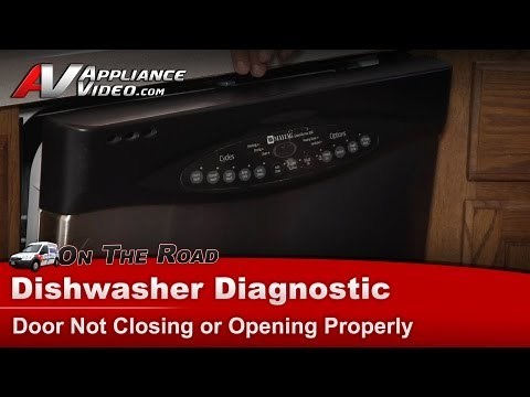 Maytag Dishwasher Repair - Door Not Closing or Opening Properly - Latch