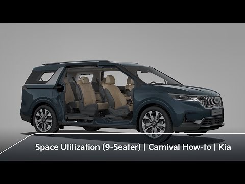 Efficient Seating/Space Utilization (9-Seater)｜Carnival How-to｜Kia
