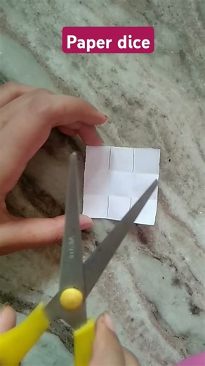 # homemade paper dice