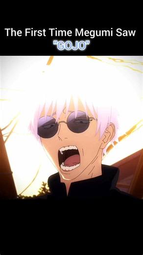 Don't miss the end 💀🔥 The First Time Megumi Saw Gojo 👀 #Gojo #Megumi #JujutsuKaisen #AnimeEdit #jjk