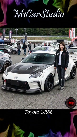 Toyota GR86 Racing Custom JDM #ai #gr86 #86 #jdm #mfghost #gt86 #initiald #widebody #mscarstudio