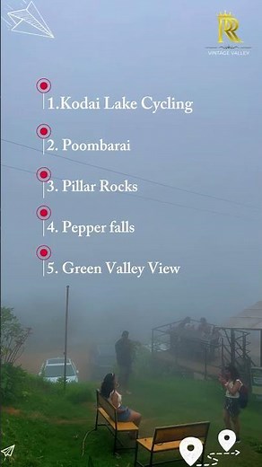Monsoon in Kodaikanal is pure magic! 🏔️ #rrvintagevalley #travel #mountainvilla