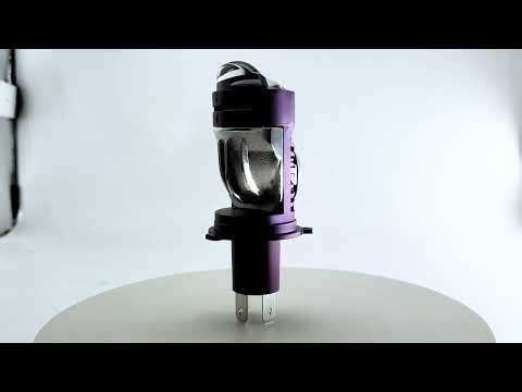 H4 Bi LED Mini Projector Lens LED Car Headlight Bulb 180W Super Bright Turbo Auto