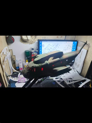 Creating the HH 53 C Stallion Papercraft: Episode 5