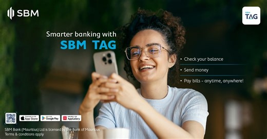 Wherever you are this summer, keep your banking just as easy as your holiday vibes. With SBM Tag, you can: ✅ Check your balance ✅ Send money ✅ Pay bills — anytime, anywhere! No stress. Just smiles & smart banking. Download the SBM Tag app now: https://banking.sbmgroup.mu/sbm-tag #SBMBank #SBMTag #MobileBankingApp | SBM Bank Mauritius