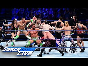 12-Man Tag Team Match: SmackDown Live, Aug. 16, 2016
