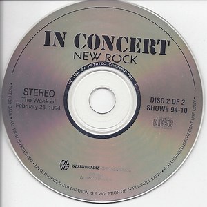 Various - In Concert: New Rock (Acoustic Special--Part One)