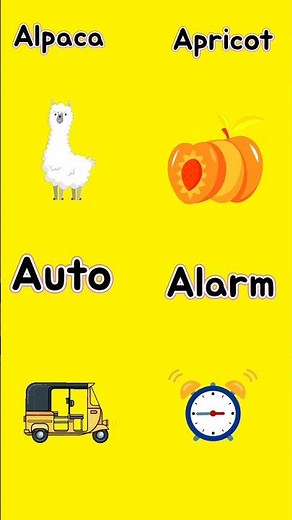 A is for Alligator Avocado Airplane Angel Song for Kids | ABC Phonics Learning for Toddlers