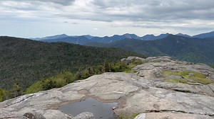 My son and I finally decided to start tackling the high peaks together today! We summited both Cascade and Porter. 6.3 miles in and out, 3 hours 45 minutes including our time at the summits. 2 down, 44 to go! | Adirondack Drone