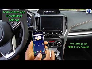 Wie richten man Android Car Auto bei Subaru Fahrzeuge | How to setup the Android CarApp| Navi-Systm.