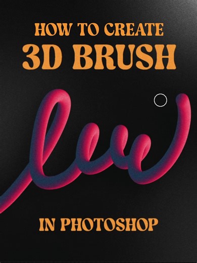 Create 3D Gradient Brush in Photoshop 2027