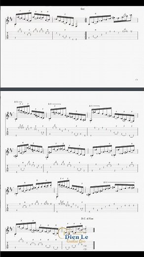 Waltz Estudio No. 1 (Agustín Barrios) for Classical Guitar