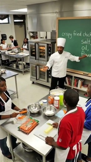 LOL Cooking Class, fried chicken macaroni cheese lesson