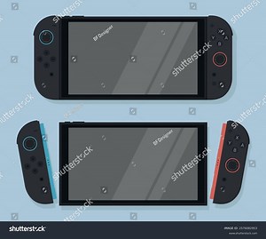 Nintendo Switch 2 Illustration Classic Model Stock Vector (Royalty Free) 2576082953 | Shutterstock