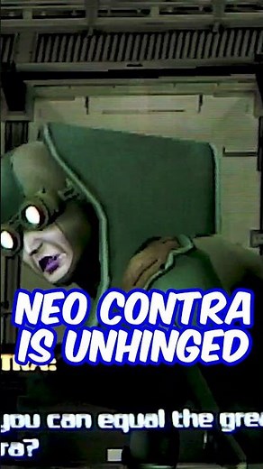 Neo Contra is completely unhinged! #contra #ps2games #unhinged #voiceacting Amazing game!