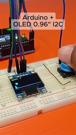 Arduino OLED Mini Game 🎮 Block Jump with Sound!