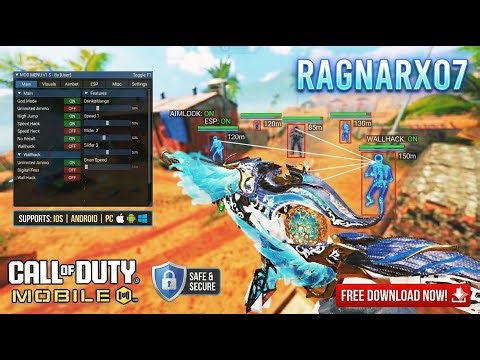 FREE CODM MOD MENU APK COD MOBILE WALLHACK AIMBOT ESP DOWNLOAD CHEATS NO RECOIL CODM APP IOS ANDROID