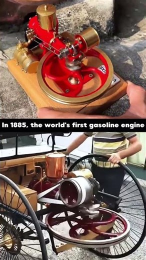Mercedes-Benz’s first prototype. #engine #model #retro #Benz #classic