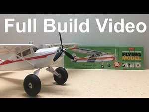 How to Convert Guillow's Cessna 170 to R/C - Full Build Video
