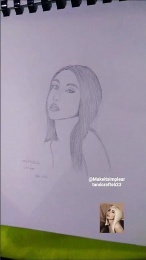 Tried to draw Ava Max😅 #avamax #drawing #artshorts #art #sketch #sketchbook #shortsfeed #shortsfeeds