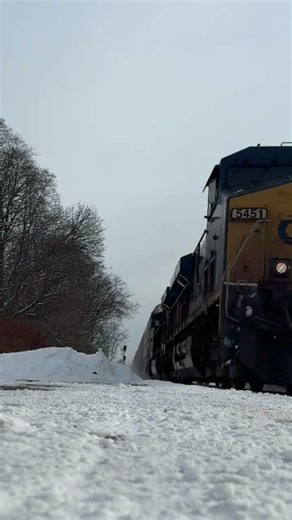 FAST CSX Train Blows Over Phone