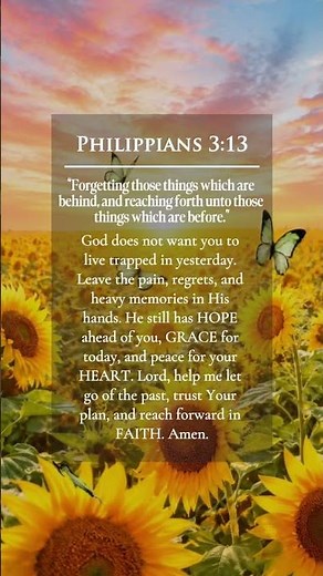 God Has Something Ahead For You ✨ Philippians 3:13 | Keep Reaching Forward #dailybibleverse #kjv