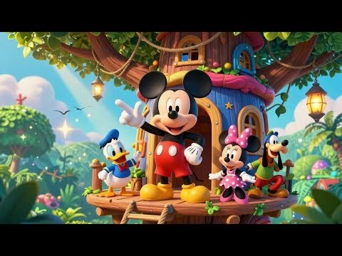 Mickey Mouse Treehouse Adventure 🌳🏠 | Fun 3D Cartoon Story for Kids | Mickey & Friends Explore!