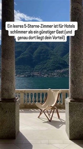 Ein leeres 5-Sterne-Zimmer ist für Hotels schlimmer als ein günstiger Gast