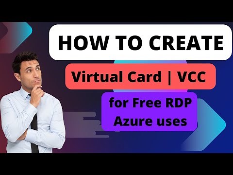 How to Create Virtual Card VCC | Free RDP | Azure | Gateway Solutions