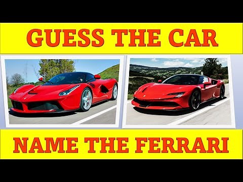 Guess the Ferrari Car Model | Car Logo Quiz | Car Quiz