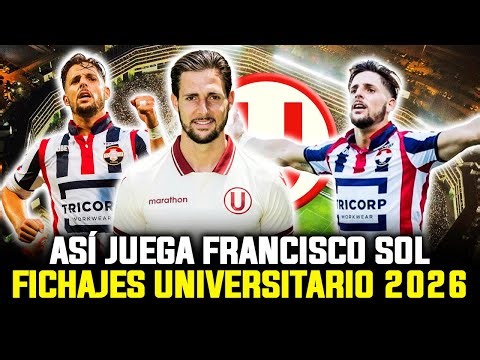 A PREDATOR! This is how FRANCISCO SOL plays. Possible SIGNING for UNIVERSITARIO | 2026 TRANSFERS