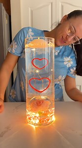 Easy Valentine's day decoration I used Orbeez and two cookie cutters to make a fun table top centerpiece | Cirqnamics