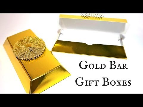 Unusual Gold Bar/Ingot Gift Boxes | Video Tutorial