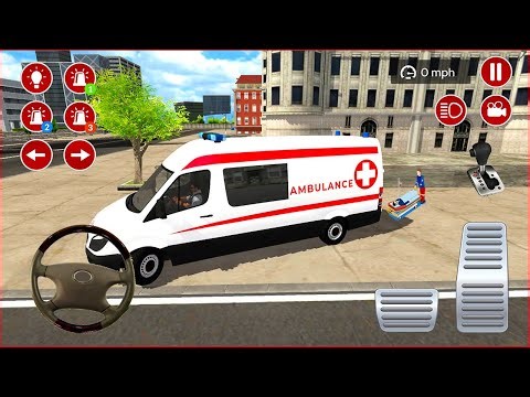 Yeni 112 Ambulans Oyunu 4K #274 || American Ambulance Simulator - Ambulans oyunları Android Gameplay