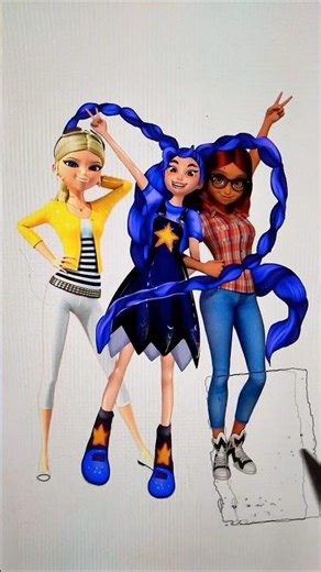 Chloe Into Miss Delight #poppyplaytimechapter5 #miraculous #digitalart #art #shorts