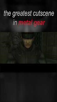 The GREATEST Cutscene in Metal Gear