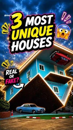 3 Most Unique Houses😱‼️