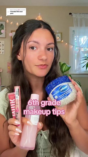 Replying to @Reagan🌸 6th grade makeup advice tips for middle school #makeuptutorial #6thgrademakeup #makeupforbeginners #highschooltips #schooltips #advice #school #highschool #backtoschool #tips #helpful #highschooladvice #OOTD #firstdayofschool #freshman #girlythings #middleschool #highschooltips #schooltips #advice #school #highschool #backtoschool #tips #helpful #highschooladvice #OOTD #firstdayofschool #freshman #girlythings #middleschool @Glow Recipe @Vaseline @essence.cosmetics @milkmake