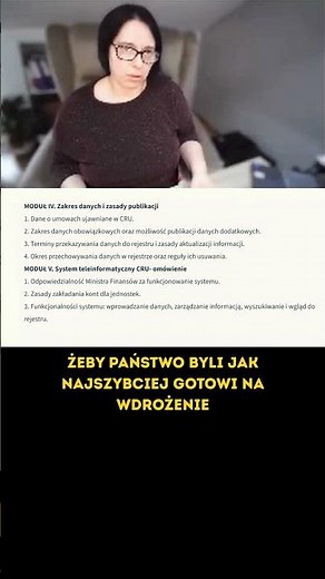 📢 TRAINING: Central Register of Contracts (CRU): https://zdalna-lekcja.pl/zamowienia/formularz/?i...