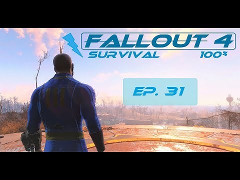 Fallout 4 Survival 100% - Ep. 31 - Back Street Apparel, Boston Library, Copley station
