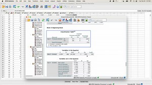 The IBM SPSS Regression Module Explained in Two Minutes