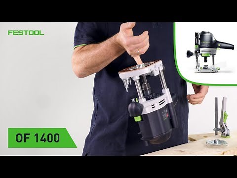 The OF 1400 and its accessories (Festool TV)