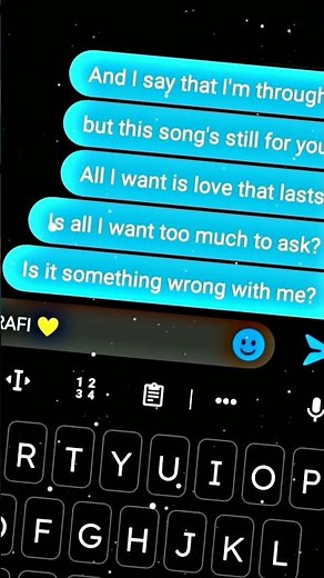 All I Want - Olivia Rodrigo (Chat Lyrics) | Alight Motion | Lyrics Video | lyrics tutorial #shorts