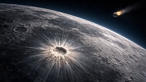 The moon was hit again and NASA has proof