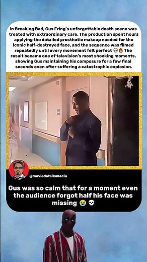 Gus Fring’s Death Was a Masterpiece of Practical Effects 😭💀 | Breaking Bad (2008–2013)
